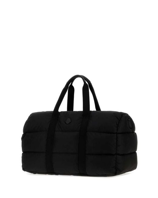 Moncler Black Nylon Caradoc Duffle Bag for men