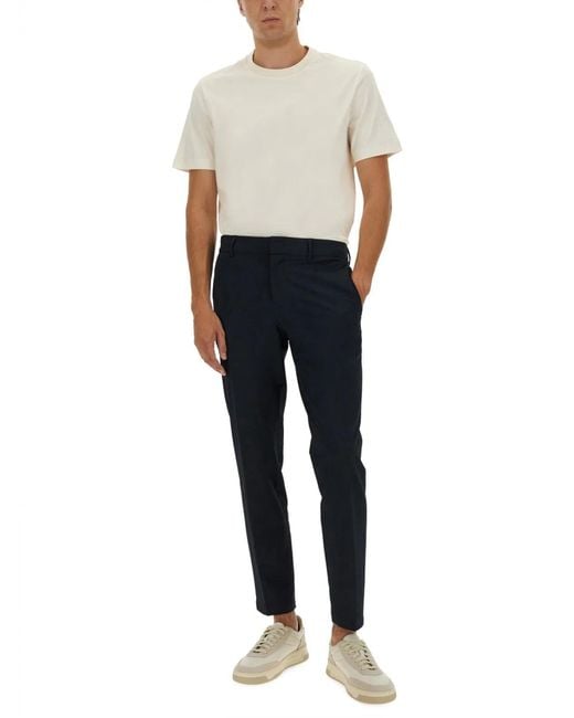 Boss Blue Slim Fit Pants for men