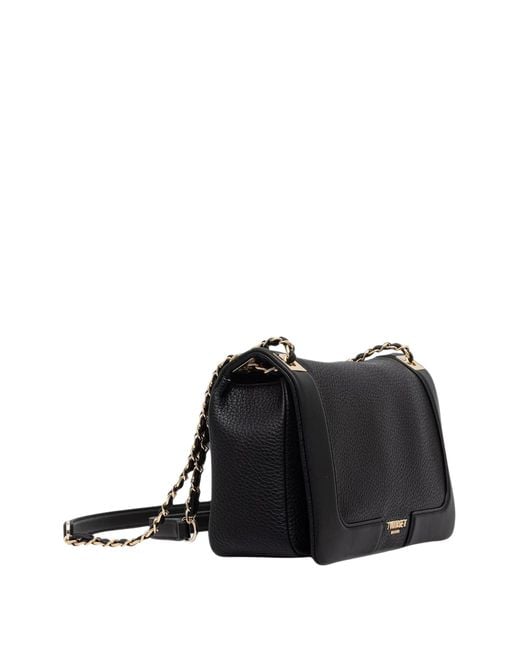 Twinset Black Logo-Lettering Cross Body Bag