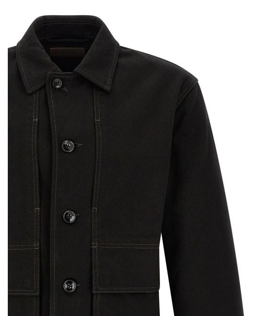 Lemaire Black 'Boxy' Jacket for men