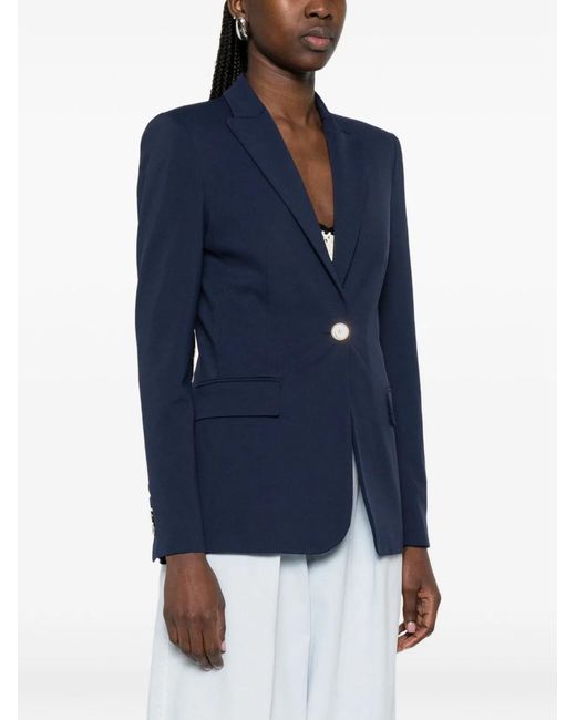 Pinko Blue Signum Technical Blazer Jacket