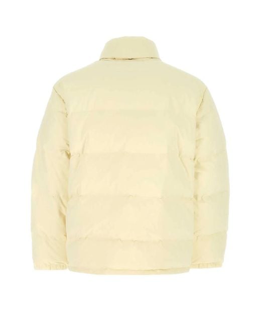 Jil Sander Natural Cream Polyester Down Jacket for men