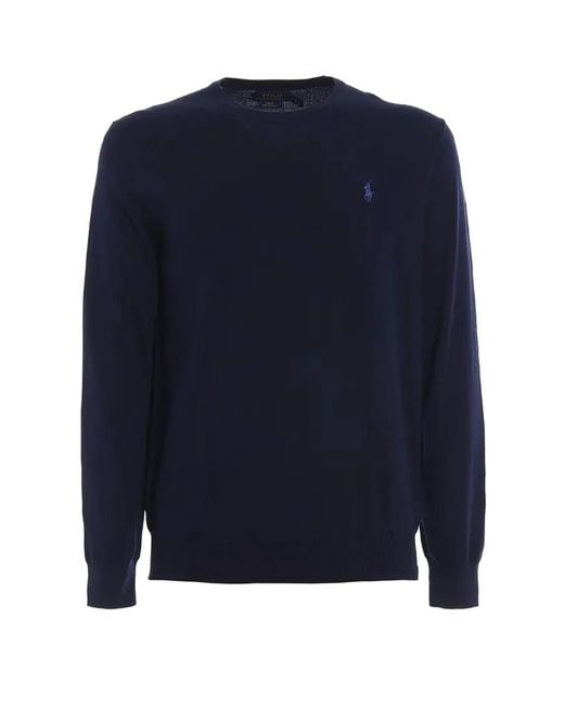 Polo Ralph Lauren Blue Cotton Pullover for men