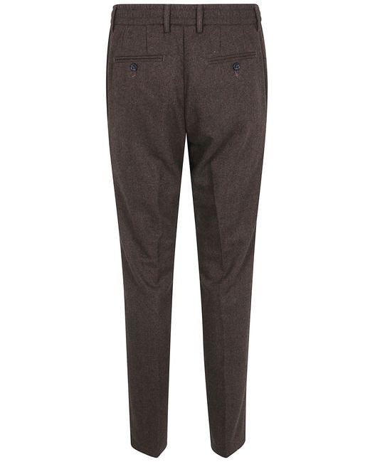 Cruna Gray "Mitte" Single Pleat Slim Tapered Fit With Elastic Waist And Drawstring for men
