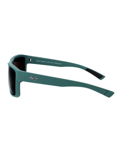 Maui Jim Black Matte Dark Military Acetate Sunglasses