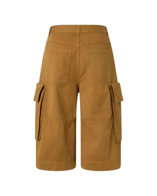 Pinko Natural Cotton Shorts