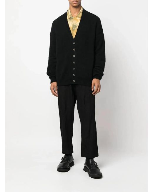 Uma Wang Black Pooja Pants for men
