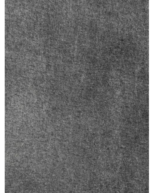 Avant Toi Gray Hand Painted Cashmere Scarf 185X90 for men