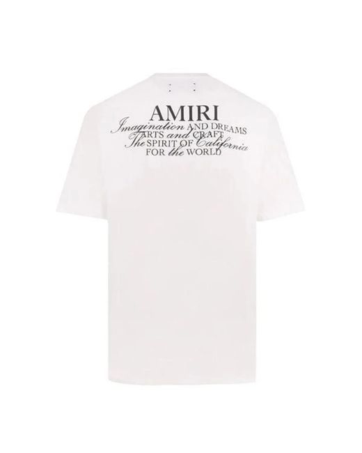 Amiri White Spirit" Tee for men