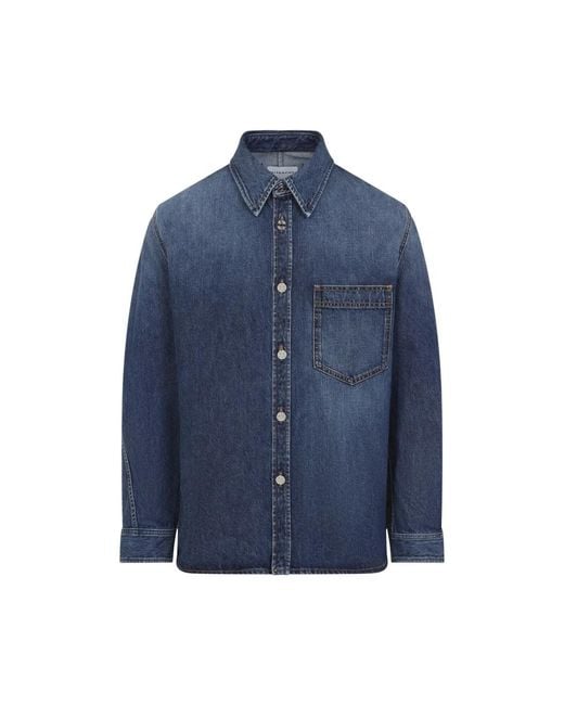 Givenchy Blue Overshirt for men