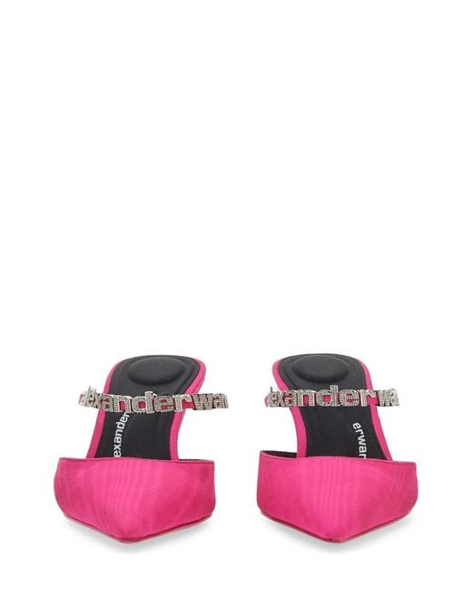 Alexander Wang Pink Mules Delphine