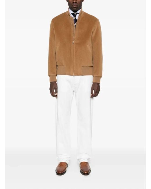Lardini Brown Wool Jacket for men