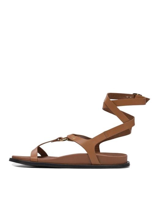 Alohas Brown Cuerolite Sandals