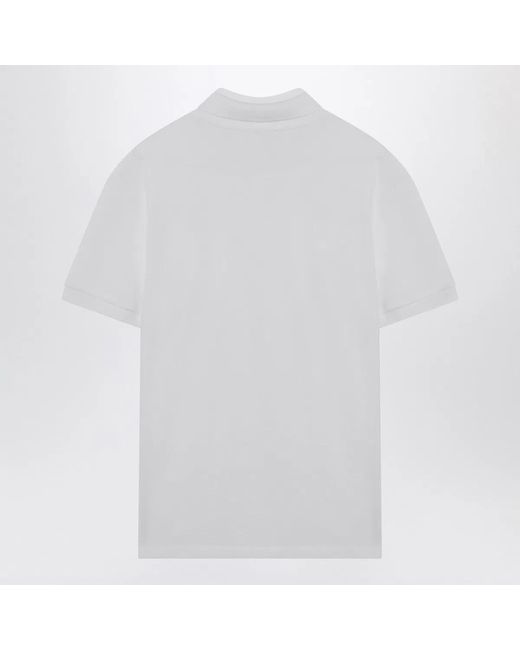 AMI White Ami De Coeur Polo Shirt for men