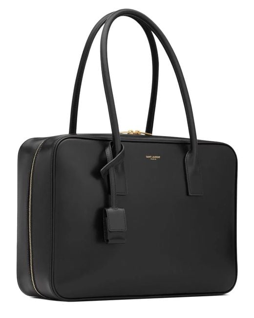 Saint Laurent Black "Sac De Jour" Bag