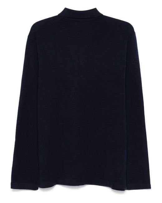 Polo Ralph Lauren Blue Long Sleeve Full Zip Sweater for men