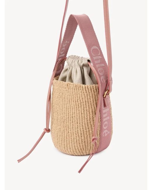 Chloé Pink Basket Small