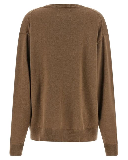 Extreme Cashmere Brown 'N°476 April' Sweater