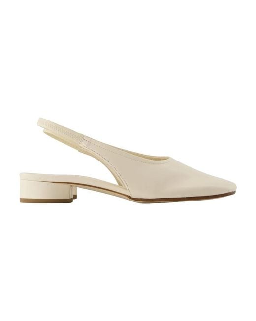 Aeyde White Dua Sandals