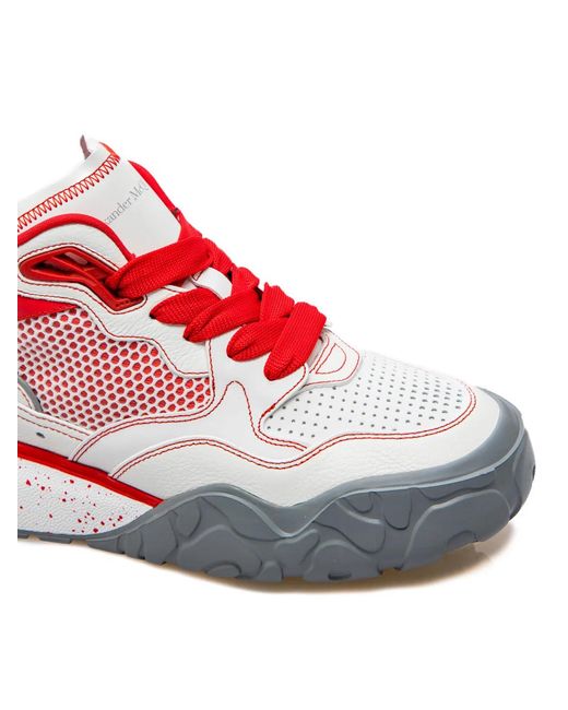 McQueen Pink Court Trainer Chunky Sneakers for men