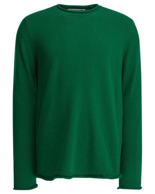 Comme des Garçons Green Shirt Wool Knitwear for men