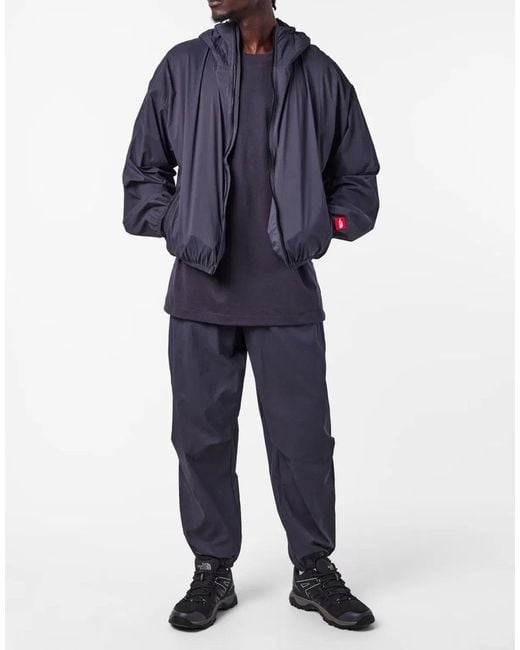 The North Face Blue Redbox Packable Windbreaker Jacket for men