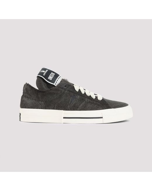 CONVERSE X DRKSHDW Black Dark Dust Onestr Calf Hair Sneakers for men