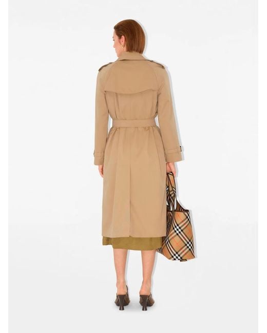 Burberry Natural Long Waterloo Heritage Trench Coat