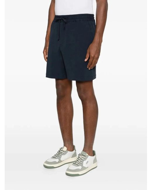 Maison Kitsuné Blue Maison Kitsuné Cotton Shorts for men