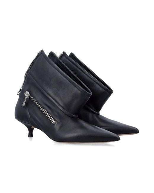 J.W. Anderson Blue Biker Kittrn Heel