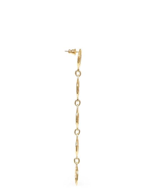 Chloé Metallic 'Script' Earrings