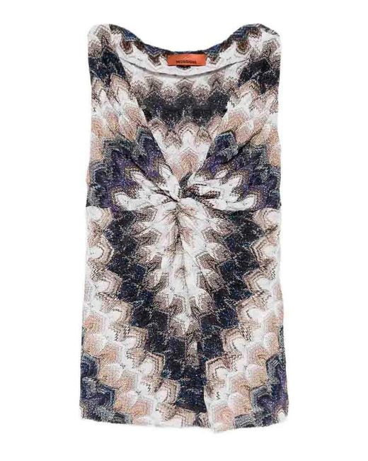 Missoni Gray Multicolour Viscose Top