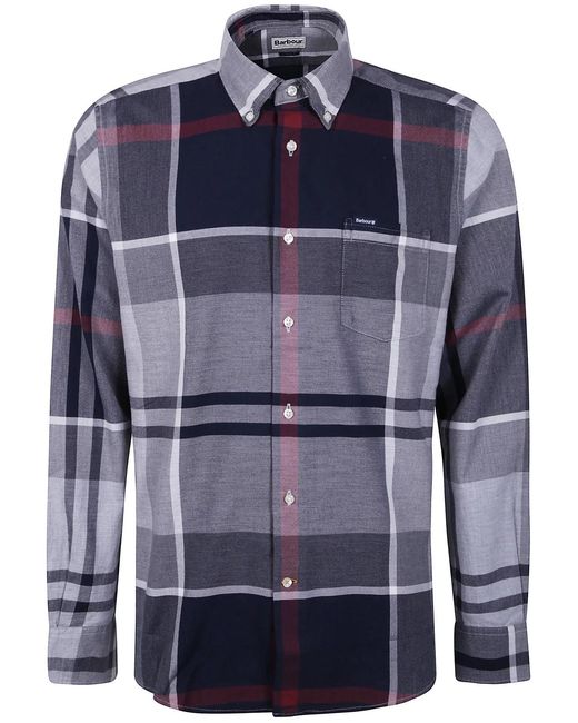 Barbour Blue "Dunoon Taillored" Shirt for men