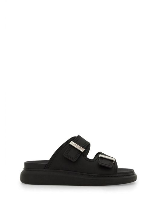 McQueen Black Hybrid Sandals