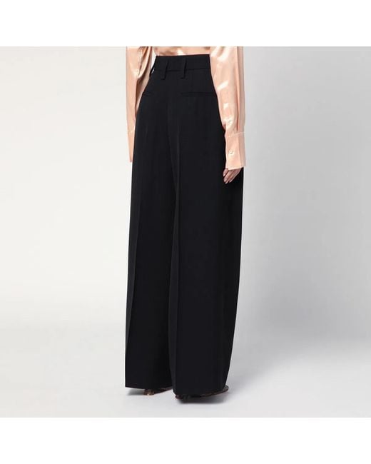 Jil Sander Black Wide Pants