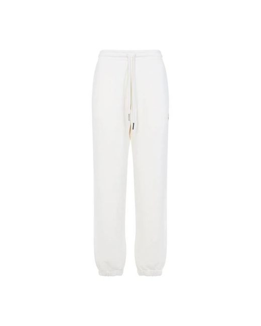 Moncler White Sports Pants