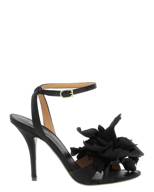 Ferragamo Black 'Ghilly' Sandals