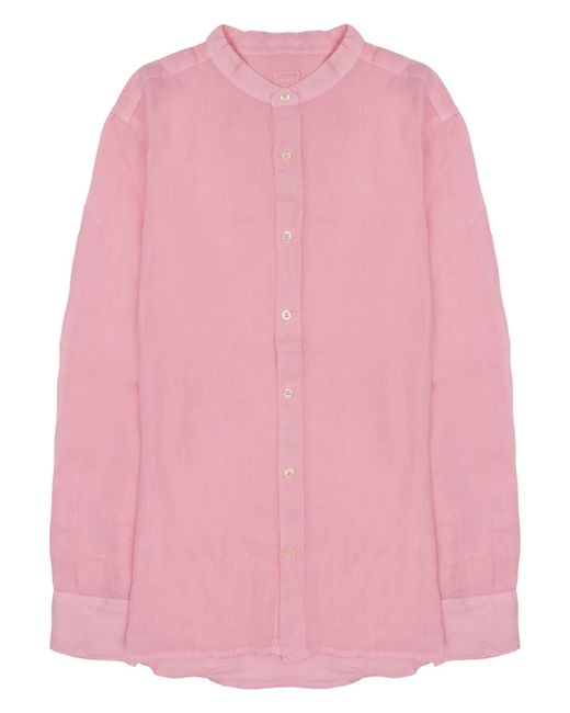 120% Lino Pink Camicia for men