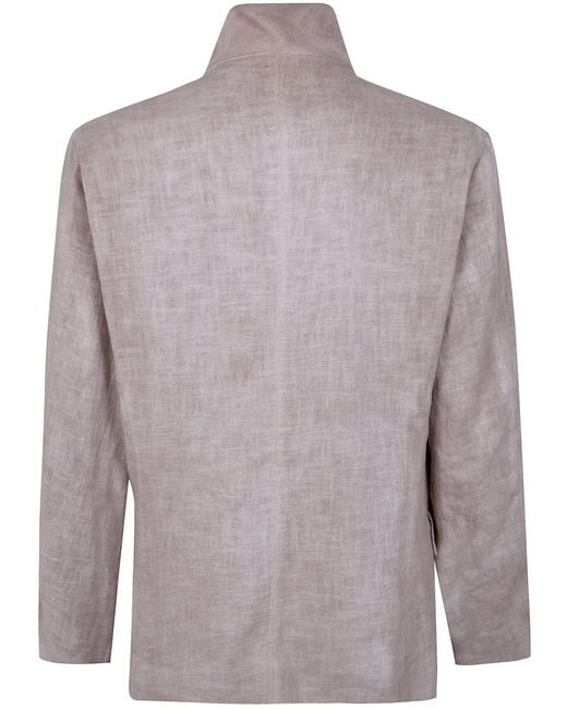 Avant Toi Brown "Hand Painted" Rever Jacket for men