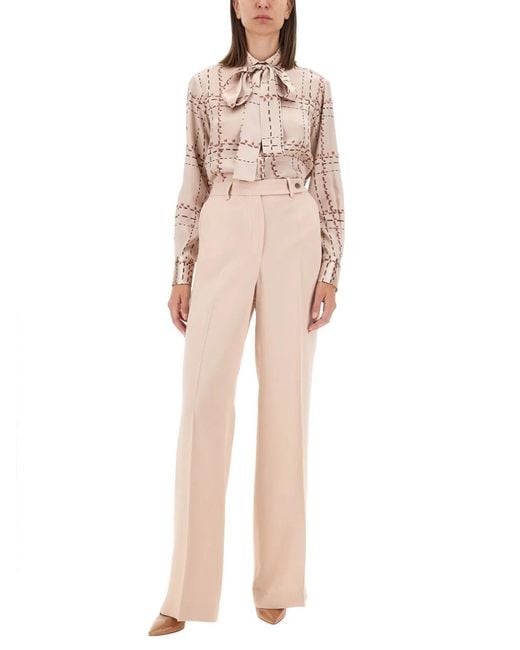 Kiton Natural Satin Pants