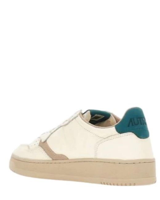 Autry White Medalist Low-Top Leather for men