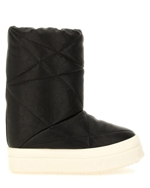 Rick Owens Black Boot "Mega Bumper Lunar" for men
