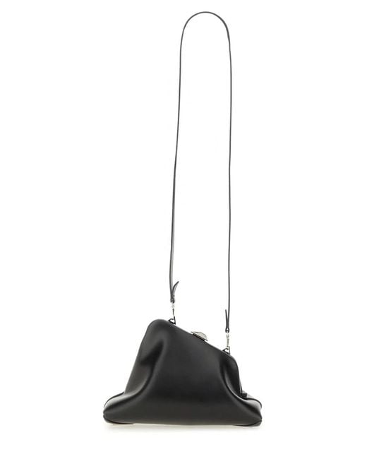 The Attico Black Clutch "Day Off" Small