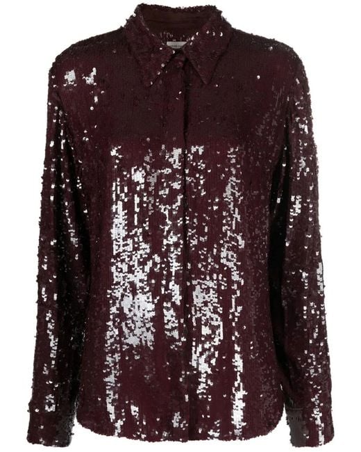 Dries Van Noten Purple 01630 Chowy Emb 7351 Shirt