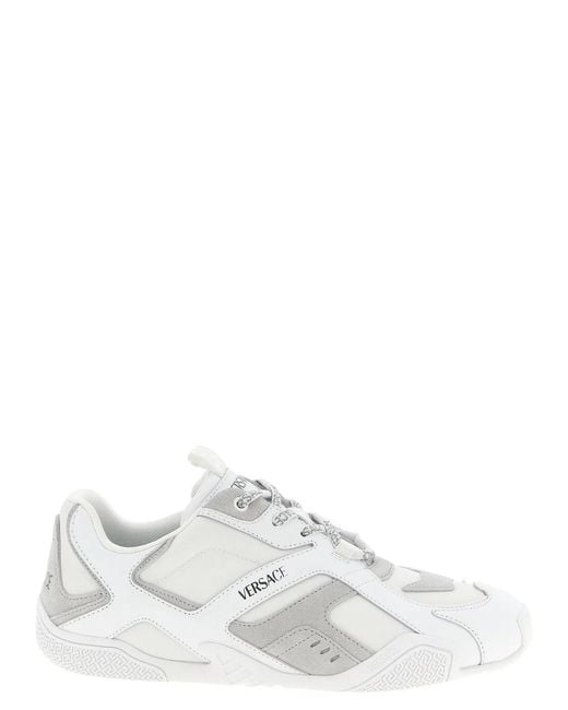 Versace White 'Galaxia' Sneakers for men