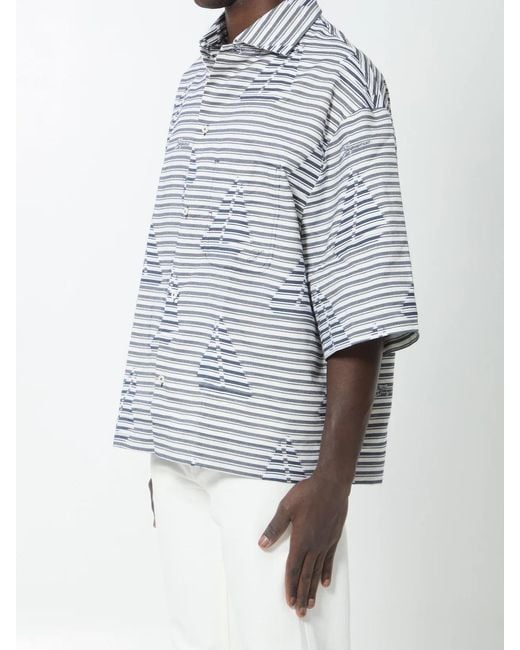Jacquemus Blue Plage Shirt for men