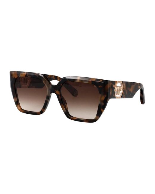 Philipp Plein Brown Acetate Sunglasses