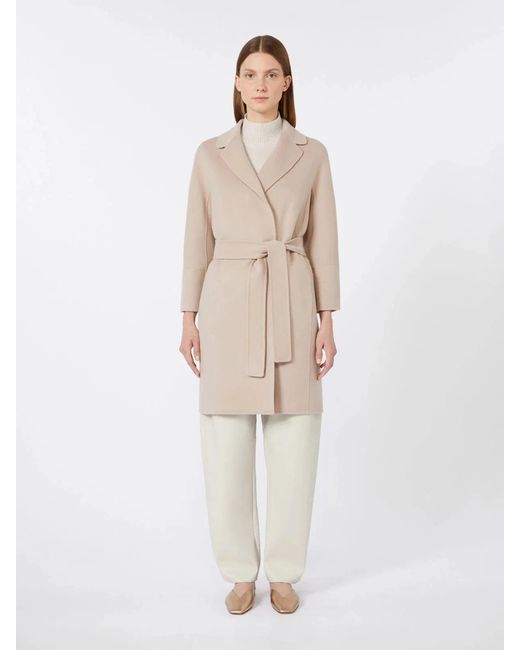 Max Mara Natural S Max Mara Arona Virgin Wool Coat