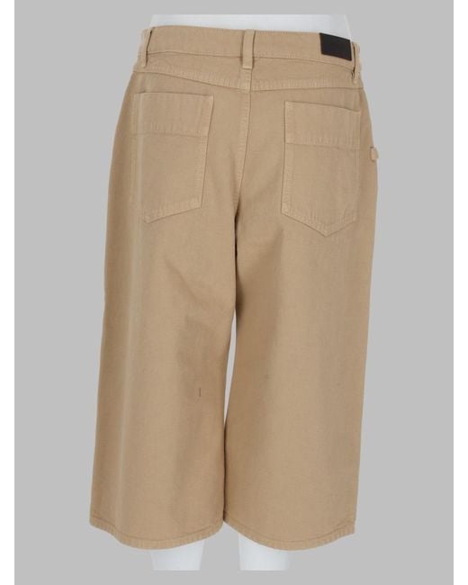 Lemaire Natural 100% Cotton Shorts