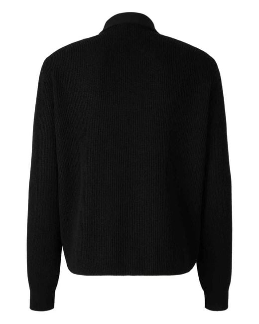 Herno Black Wool Shirt Jacket for men